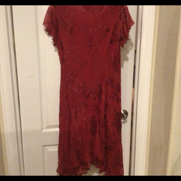 Papelle red size 14P dress - Picture 5 of 8